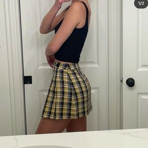 Plaid skirt